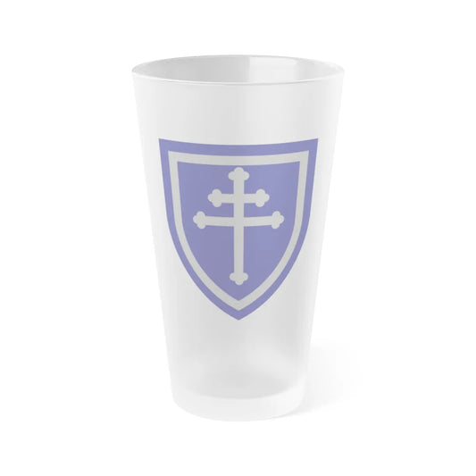 79th Infantry Division SSI (U.S. Army) Frosted Pint Glass 16oz-Go Mug Yourself