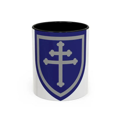 79th Infantry Division SSI (U.S. Army) Accent Coffee Mug 11oz Black - Go Mug Yourself