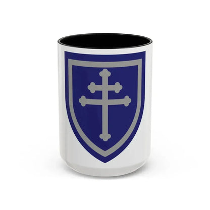 79th Infantry Division SSI (U.S. Army) Accent Coffee Mug 15oz Black - Go Mug Yourself