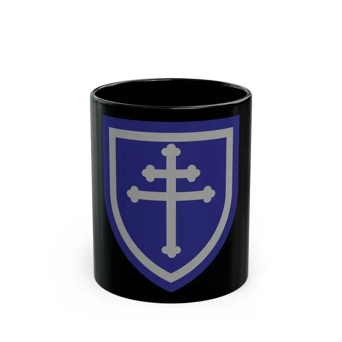 79th Infantry Division SSI (U.S. Army) Black Coffee Mug 11oz - Go Mug Yourself