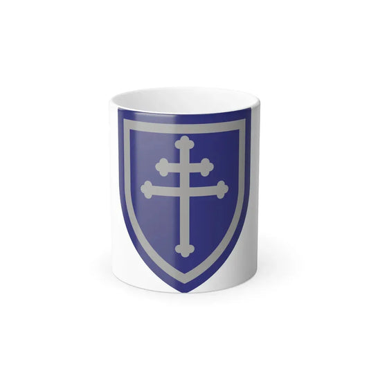 79th Infantry Division SSI (U.S. Army) Color Changing Coffee Mug 11oz - Go Mug Yourself