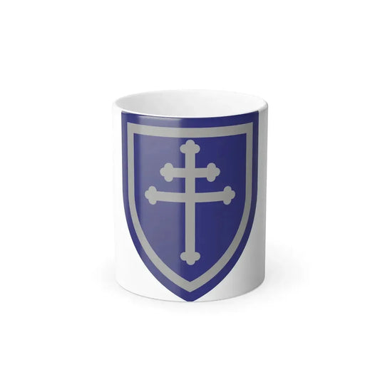 79th Infantry Division SSI (U.S. Army) Color Changing Coffee Mug 11oz - Go Mug Yourself
