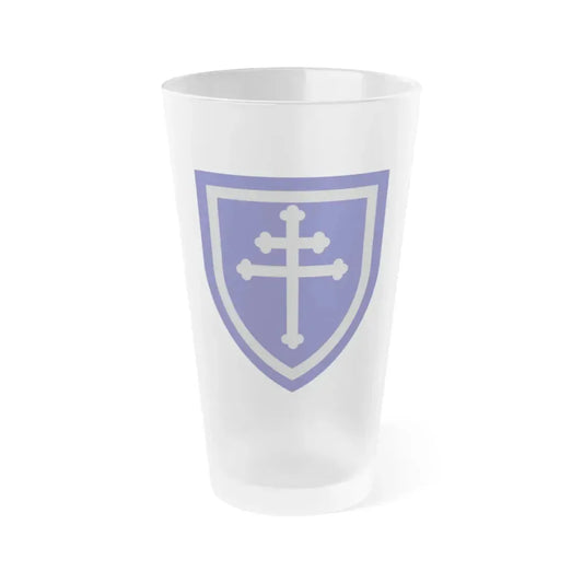 79th Infantry Division SSI (U.S. Army) Frosted Pint Glass 16oz Default Title - Go Mug Yourself