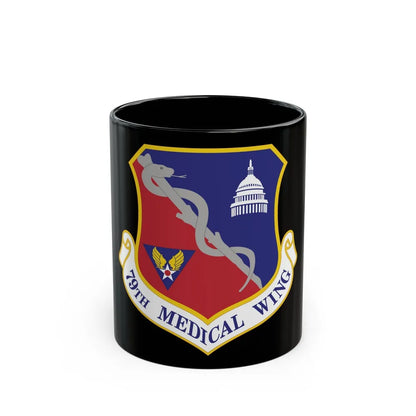 79th Medical Wing (U.S. Air Force) Black Coffee Mug-11oz-Go Mug Yourself