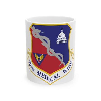 79th Medical Wing (U.S. Air Force) White Coffee Mug-11oz-Go Mug Yourself