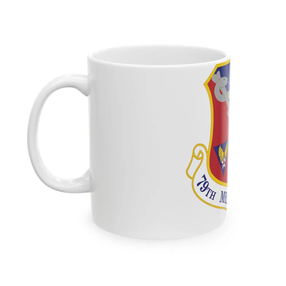 79th Medical Wing (U.S. Air Force) White Coffee Mug-Go Mug Yourself