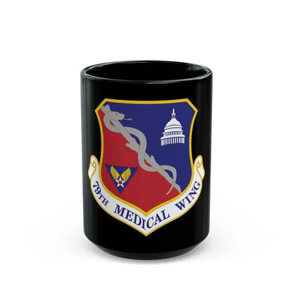 79th Medical Wing (U.S. Air Force) Black Coffee Mug 15oz - Go Mug Yourself