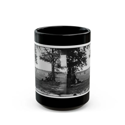 Cedar Mountain, Va. Battlefield Viewed From The West (U.S. Civil War) Black Coffee Mug-15oz-Go Mug Yourself