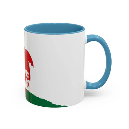 Flag of Cardiff UK - Accent Coffee Mug-Go Mug Yourself