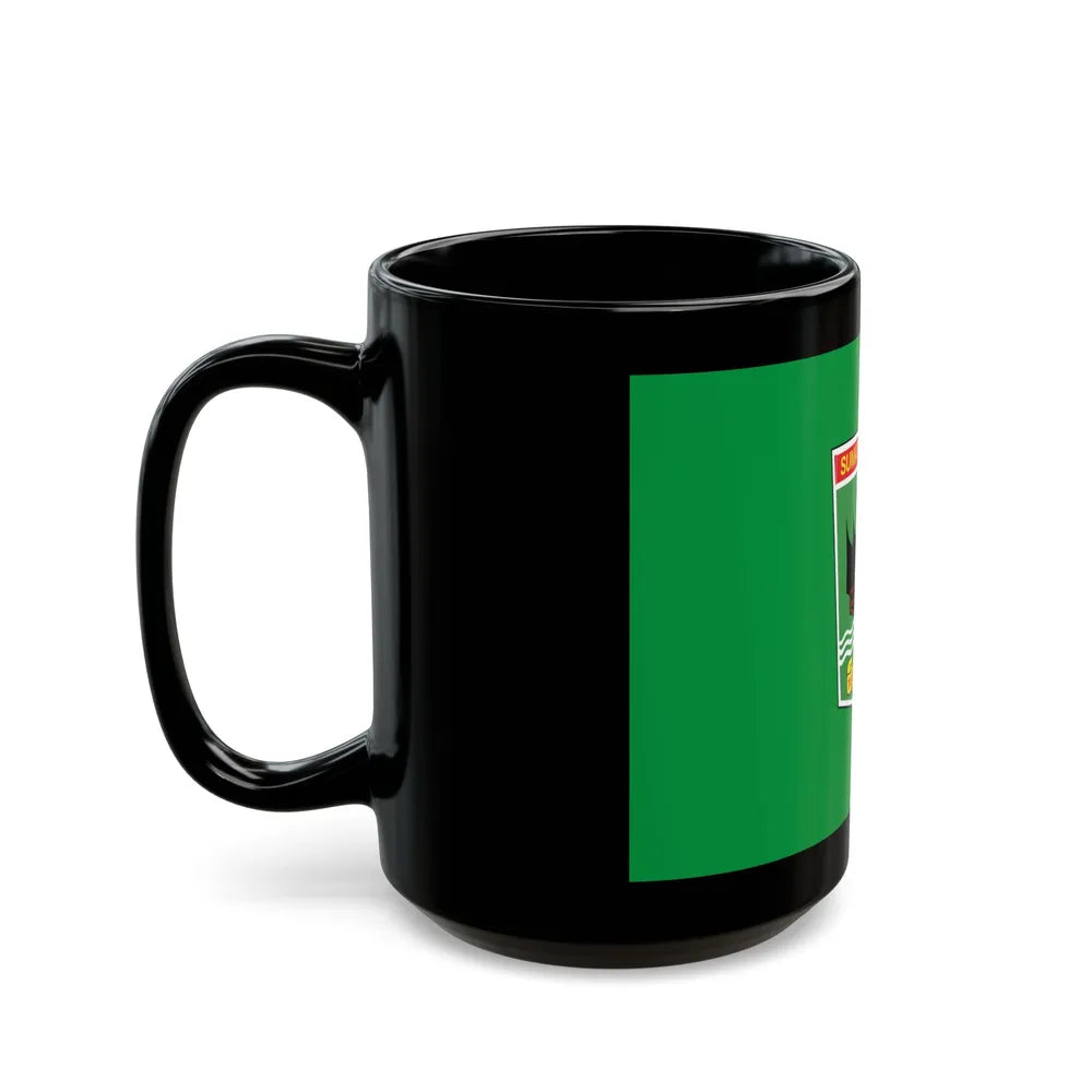 Flag of West Sumatra Indonesia - Black Coffee Mug-Go Mug Yourself