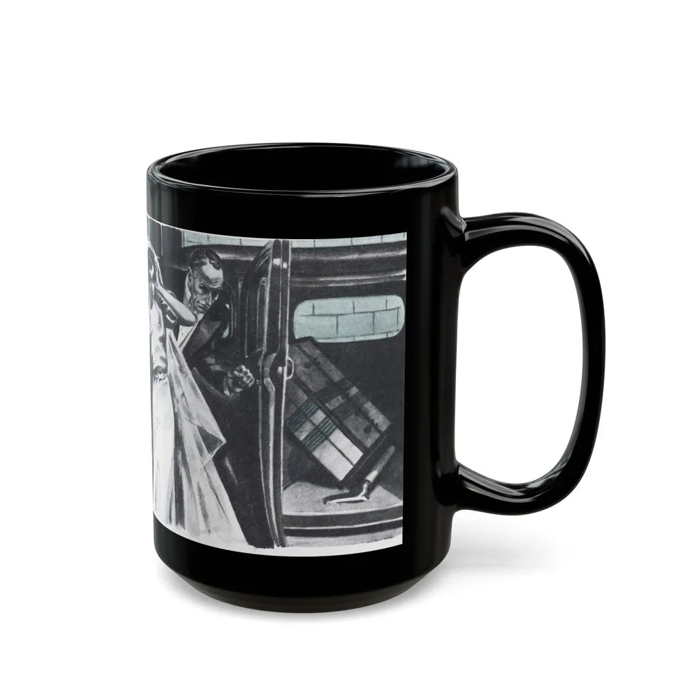 Danger Mansion (2), The American Magazine, December 1937 - Black Coffee Mug-Go Mug Yourself