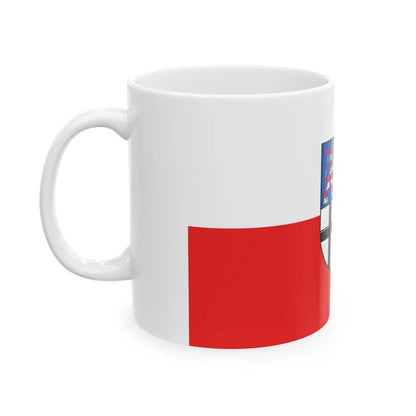 Flag of Wartburgkreis Germany - White Coffee Mug-Go Mug Yourself