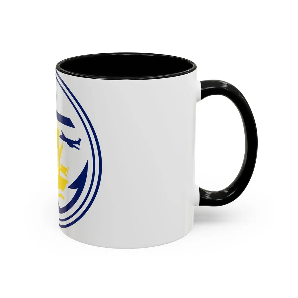 Seal of Anchorage Alaska - Accent Coffee Mug-Go Mug Yourself