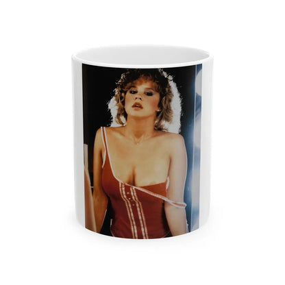 Linda Blair #277 (Vintage Female Icon) White Coffee Mug-11oz-Go Mug Yourself