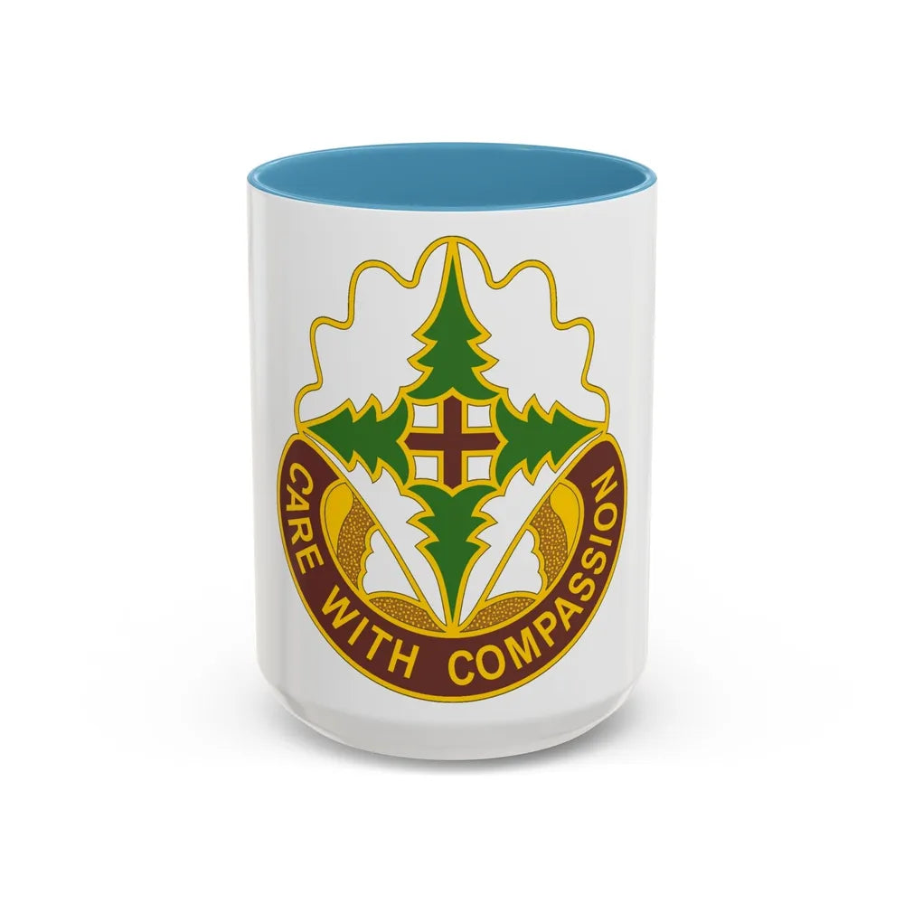 Madigan Medical Center (U.S. Army) Accent Coffee Mug-15oz-Light Blue-Go Mug Yourself