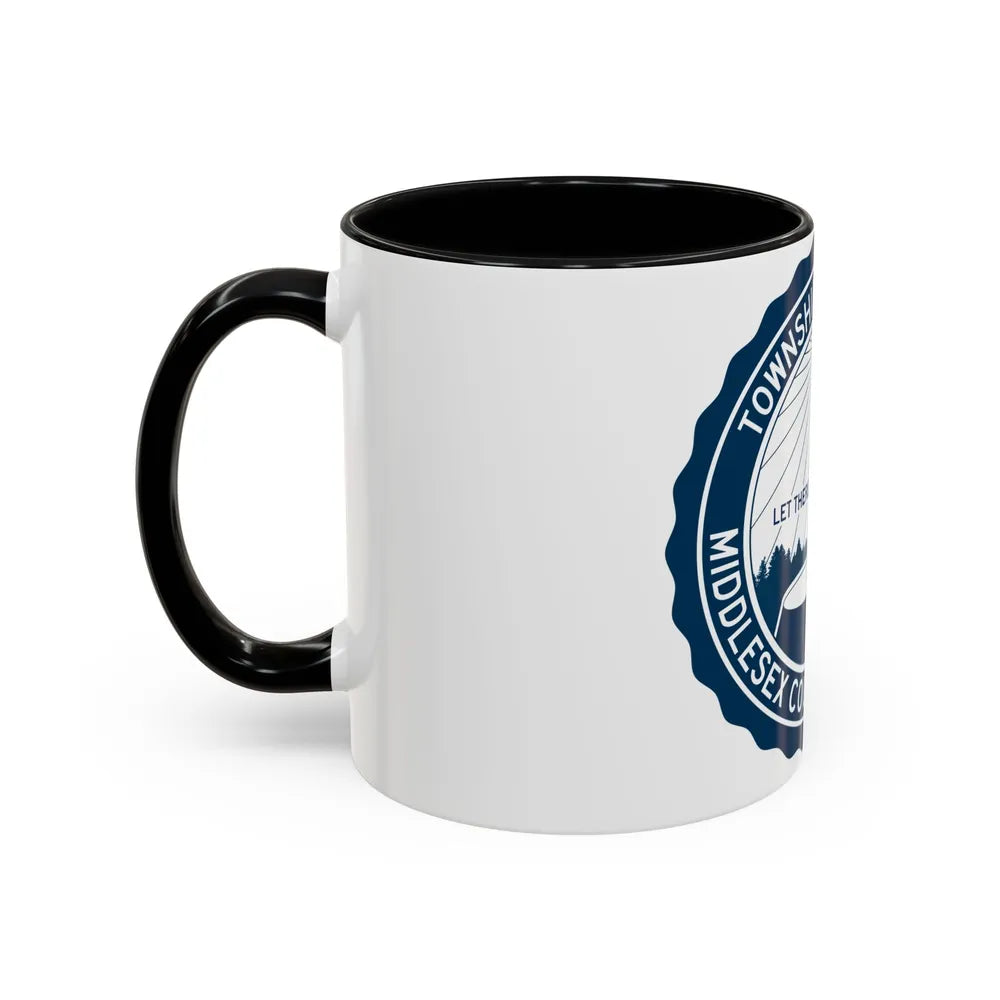 Seal of Edison NJ - Accent Coffee Mug-Go Mug Yourself