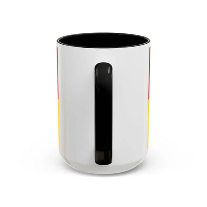 Flag of Borken Germany - Accent Coffee Mug-Go Mug Yourself