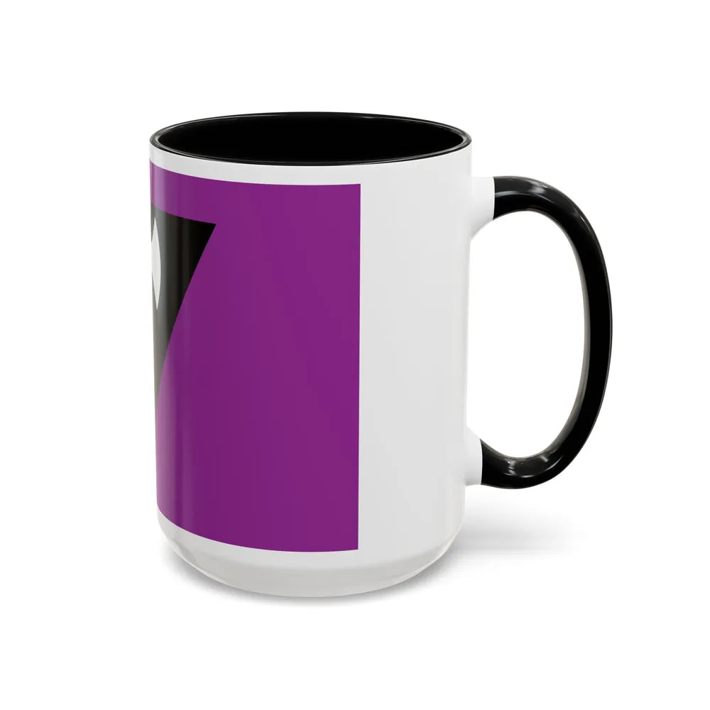 Labrys Lesbian Pride Flag - Accent Coffee Mug-Go Mug Yourself