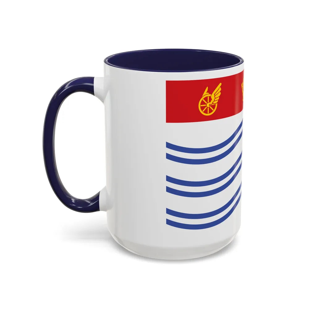 Flag of Barrie Canada - Accent Coffee Mug-Go Mug Yourself