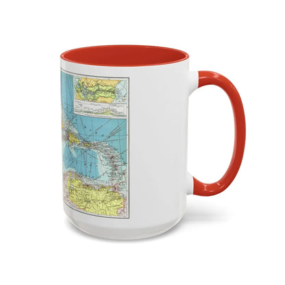 Central America (1913) (Map) Accent Coffee Mug-Go Mug Yourself