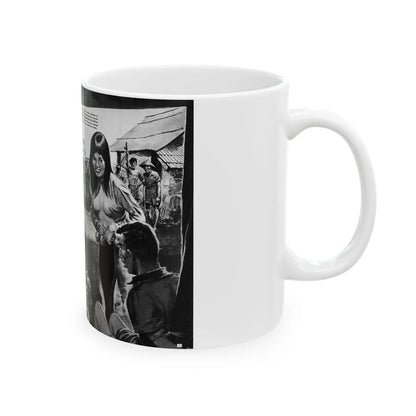 Bait The Viet Nam Trap with a Soft-Skinned Wanton, World of Men - White Coffee Mug-Go Mug Yourself