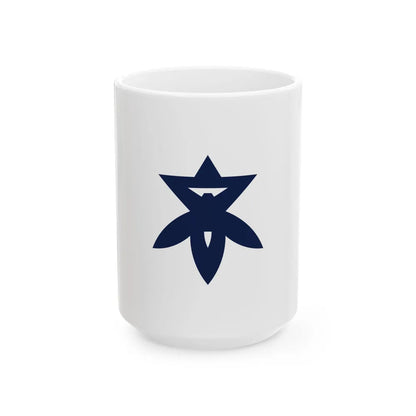 Flag of Takatsuki Osaka Japan - White Coffee Mug-15oz-Go Mug Yourself