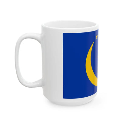 Flag of Koror Palau - White Coffee Mug-Go Mug Yourself