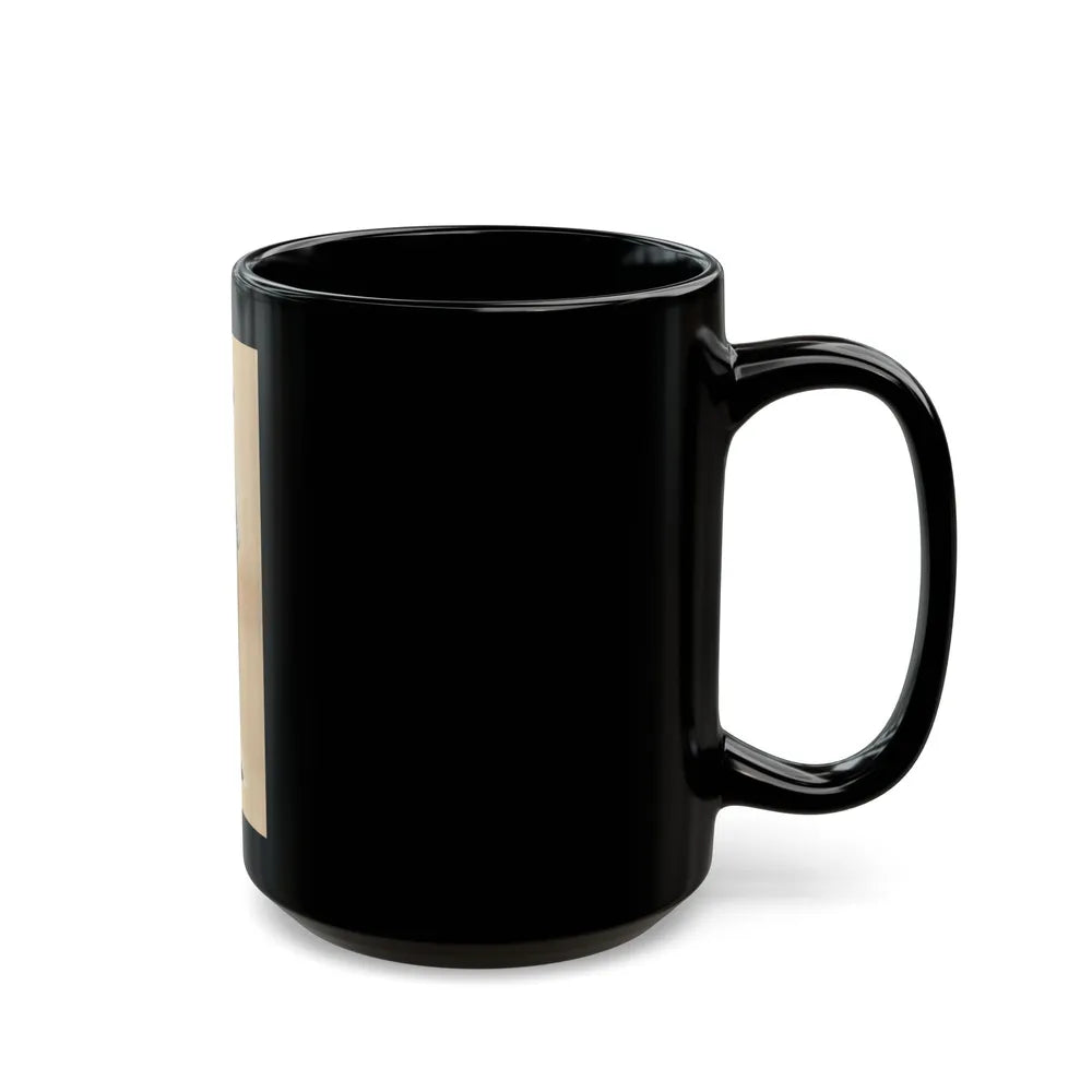 Farmer with his Pipe - Black Coffee Mug-Go Mug Yourself