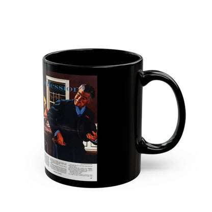 Full Confession, Esquire, September 1954 - Black Coffee Mug-Go Mug Yourself