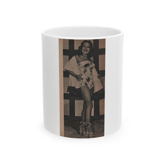 Terry Moore #592 - Magazine Page Photo (Vintage Female Icon) White Coffee Mug-11oz-Go Mug Yourself