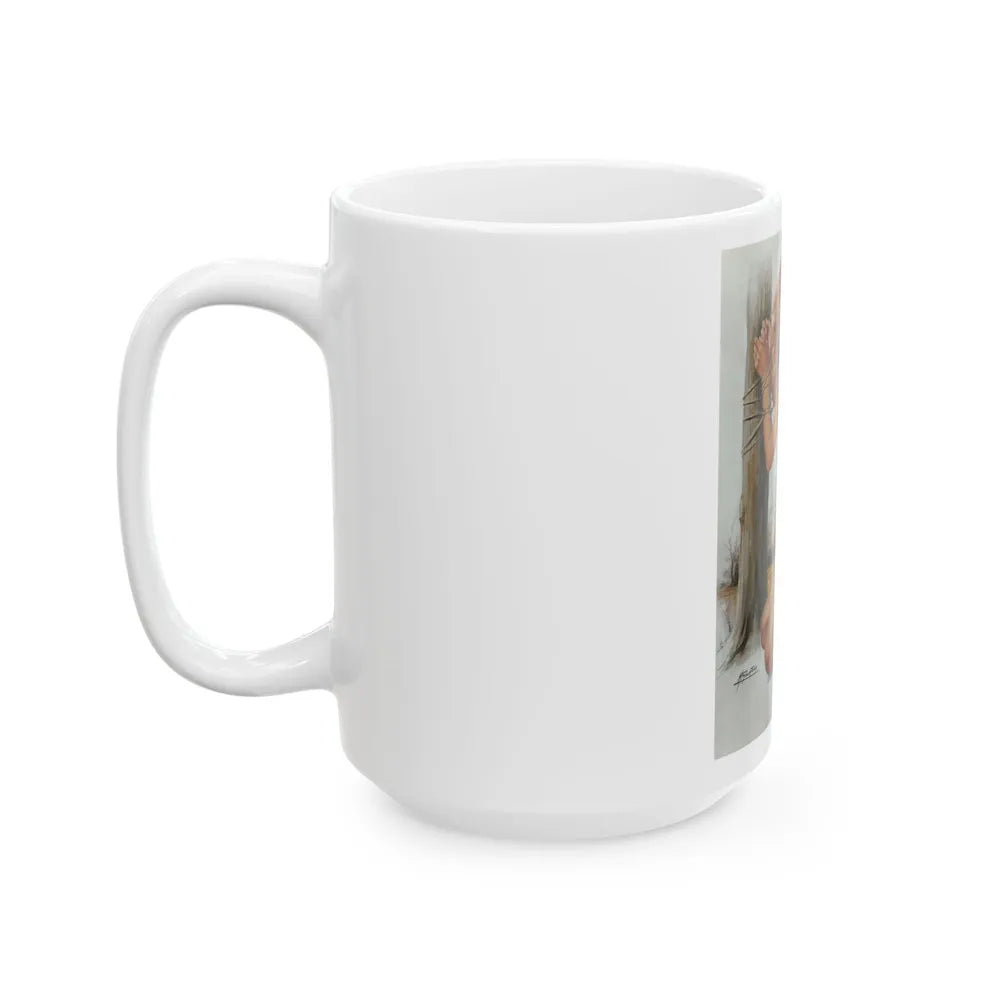 Captive Nude - White Coffee Mug-Go Mug Yourself