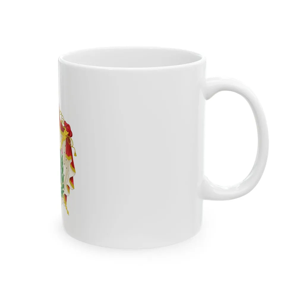 Coat of arms of the Empire of Brazil - White Coffee Mug-Go Mug Yourself