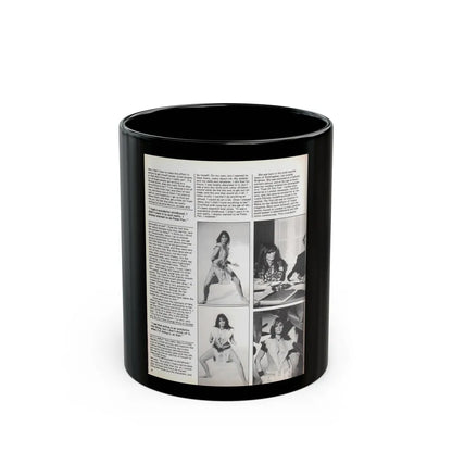 Caroline Munro #369 - Starbust Mag. #24 August '80 (Vintage Female Icon) Black Coffee Mug-11oz-Go Mug Yourself