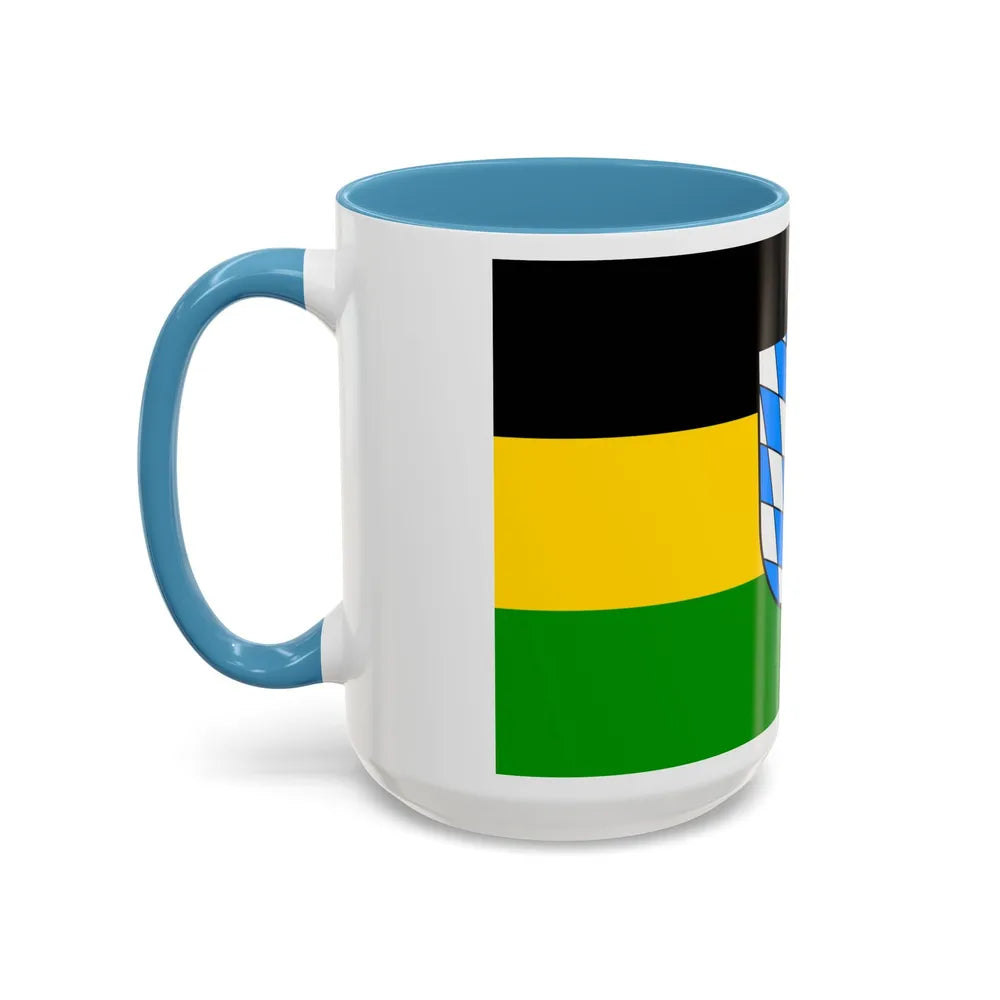 Flag of Coburg Germany - Accent Coffee Mug-Go Mug Yourself