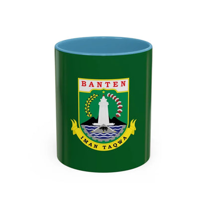 Flag of Banten Indonesia - Accent Coffee Mug-11oz-Light Blue-Go Mug Yourself