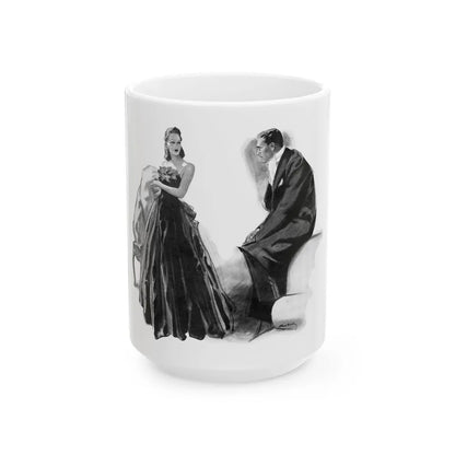 French Model by Sylvia Thompson, Britannia And Eve magazine, 1939 (1) - White Coffee Mug-15oz-Go Mug Yourself