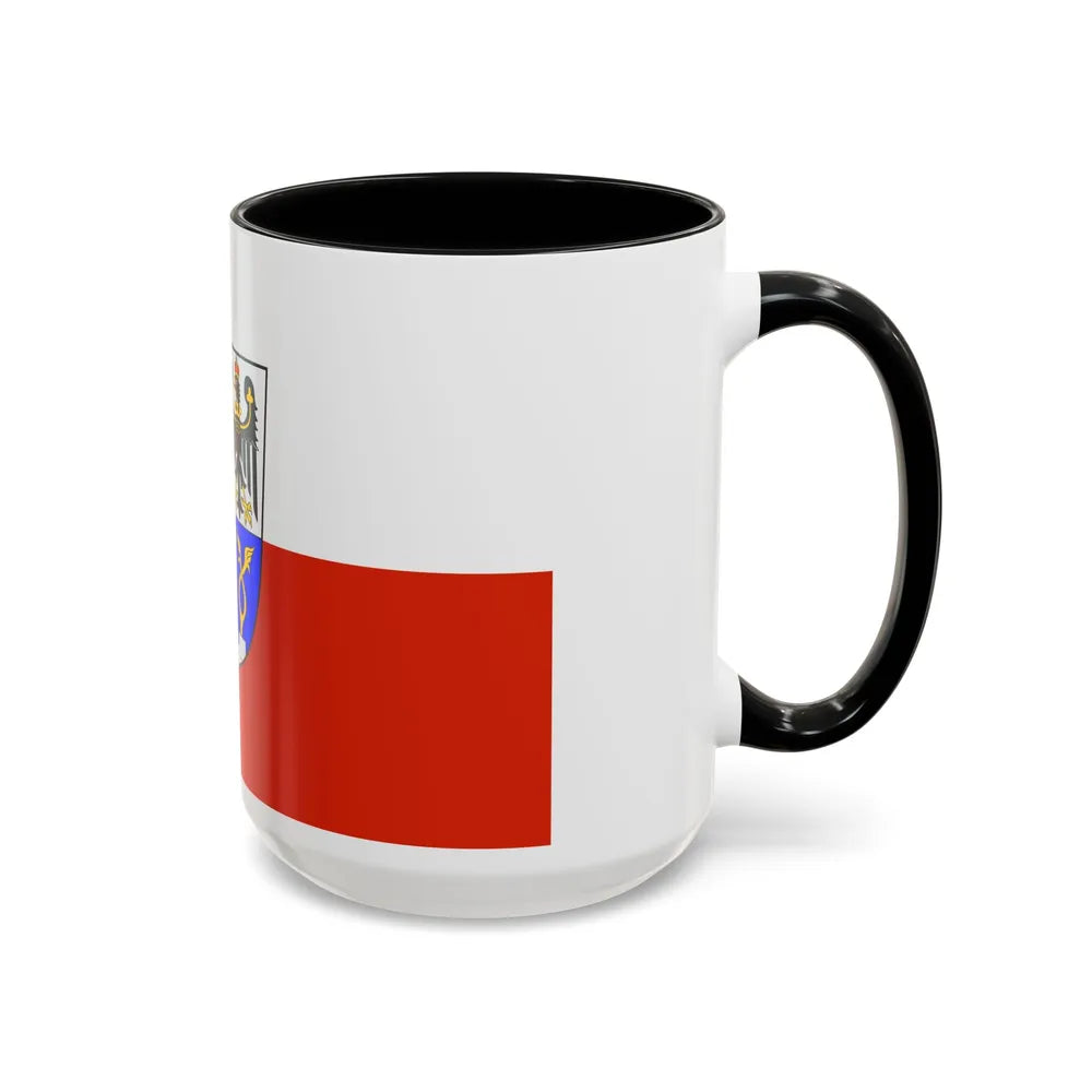 Flag of Erlangen Germany - Accent Coffee Mug-Go Mug Yourself