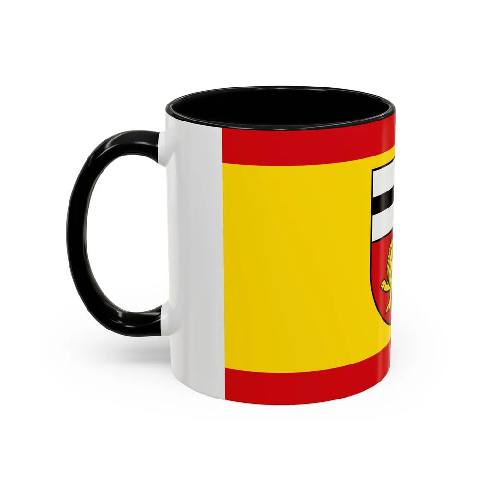 Flag of Bonn Germany - Accent Coffee Mug-Go Mug Yourself