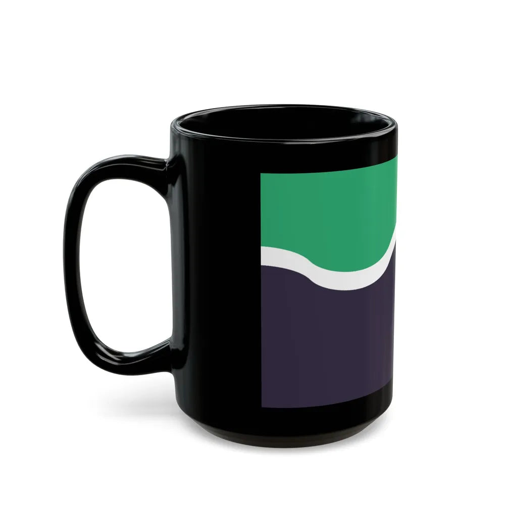 Flag of South Yorkshire UK - Black Coffee Mug-Go Mug Yourself