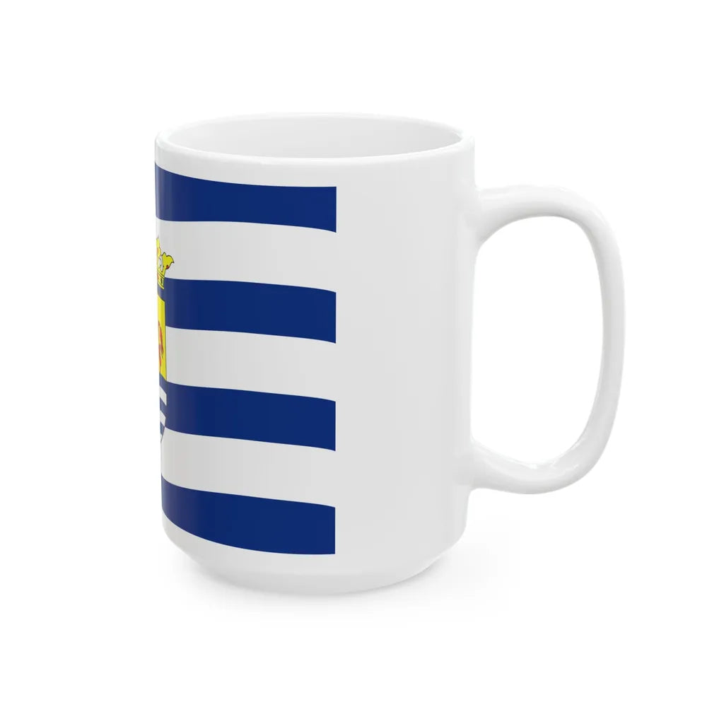 Flag of Zeeland Netherlands - White Coffee Mug-Go Mug Yourself