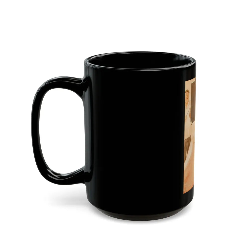 Don't Put the Cigarette in, My Husband Doesn't Know I Smoke - Black Coffee Mug-Go Mug Yourself