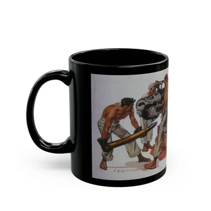 Come Across - Black Coffee Mug-Go Mug Yourself