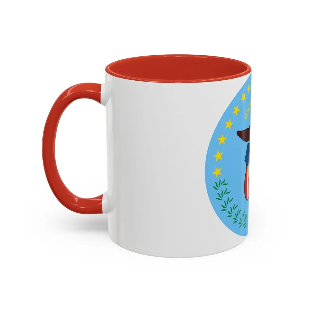 Seal of Columbus Ohio - Accent Coffee Mug-Go Mug Yourself