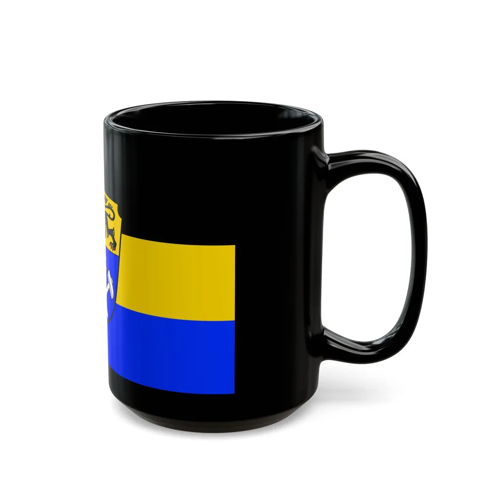 Flag of Weilheim Schongau Germany - Black Coffee Mug-Go Mug Yourself