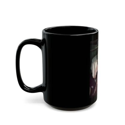 Jayne Mansfield #207 (Vintage Female Icon) Black Coffee Mug-Go Mug Yourself