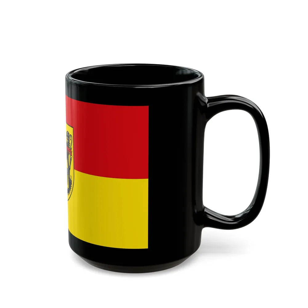 Flag of Vulkaneifel Germany - Black Coffee Mug-Go Mug Yourself