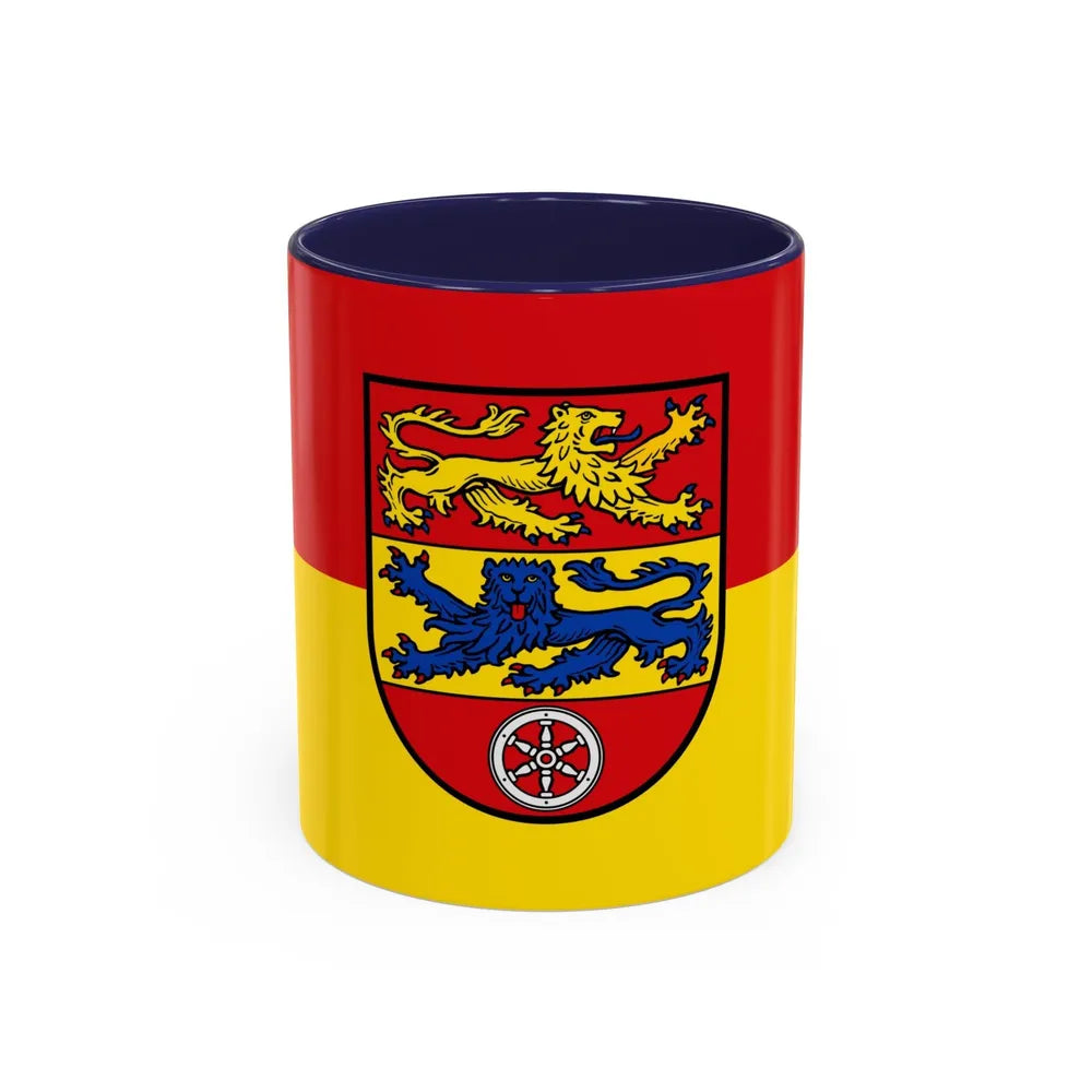 Flag of Goettingen Germany - Accent Coffee Mug-11oz-Navy-Go Mug Yourself