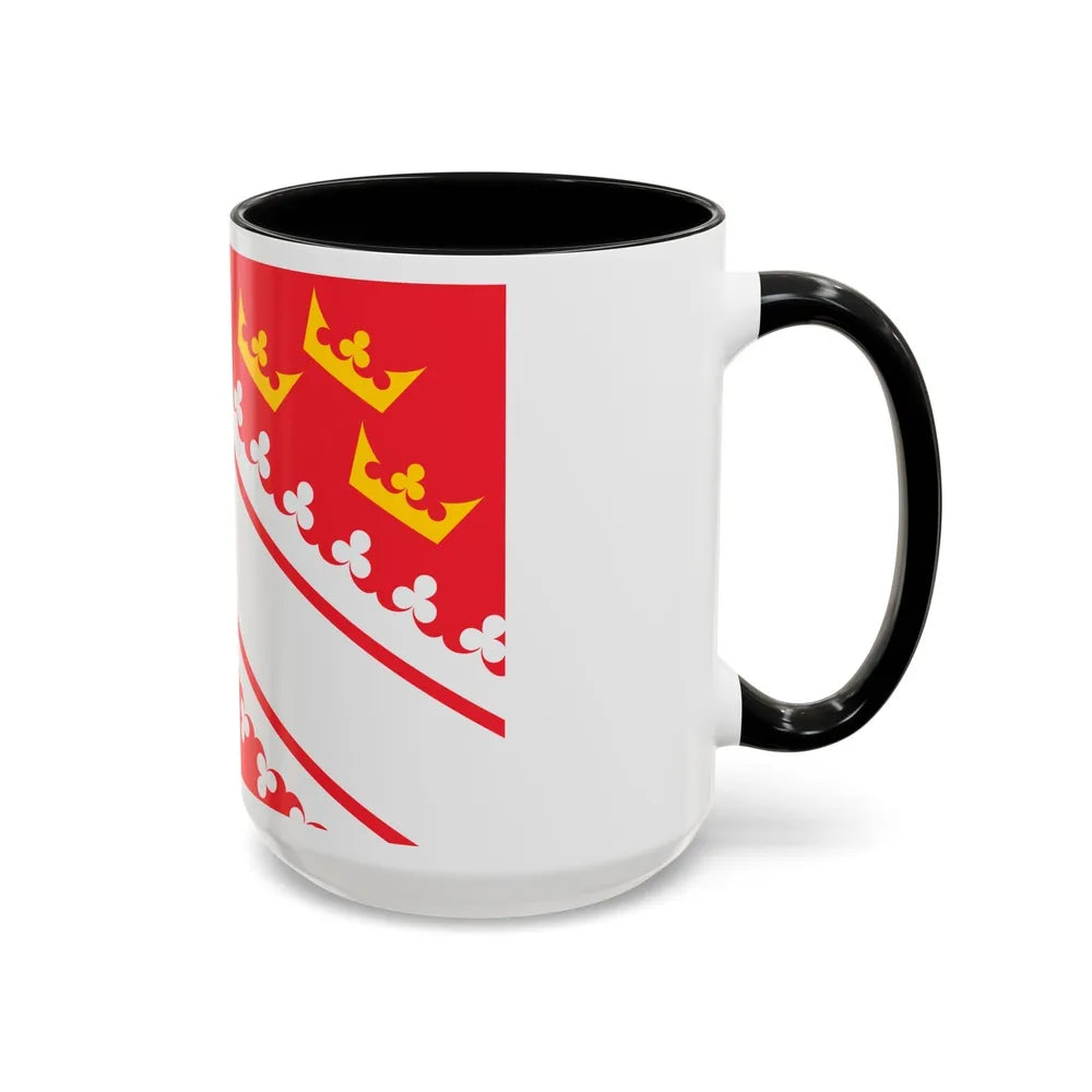 Flag of Alsace France - Accent Coffee Mug-Go Mug Yourself