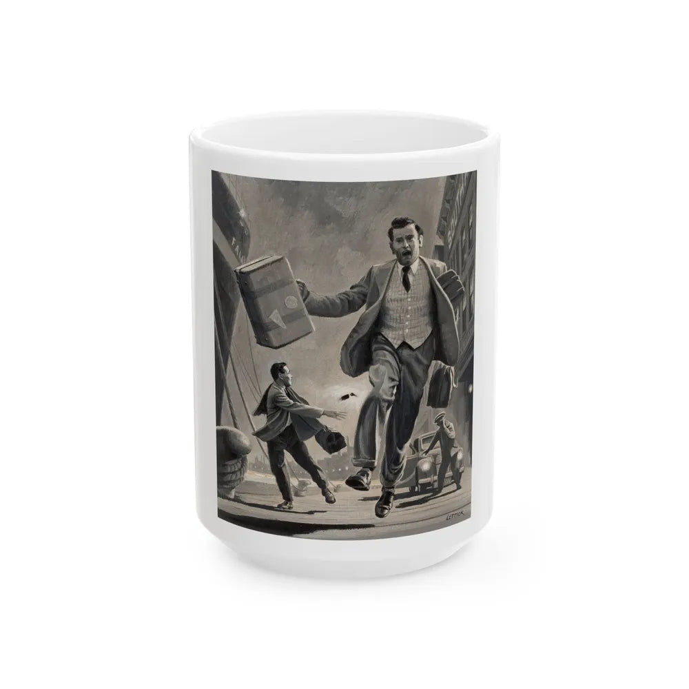 Diplomats, American Weekly magazine illustration - White Coffee Mug-15oz-Go Mug Yourself