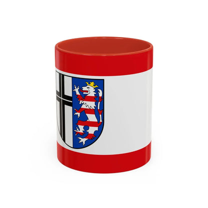 Flag of Fulda Germany - Accent Coffee Mug-11oz-Red-Go Mug Yourself